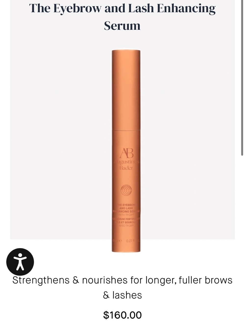 Augustinus bader Eyebrow & Lash Enhancing Serum